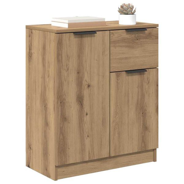 vidaXL Buffet Ch&ecirc;ne artisanal 60 x 30 x 70 cm Bois d'ing&eacute;nierie