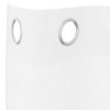 vidaXL Rideau en Voile 2 pcs Blanc 140 x 140 cm Polyester