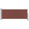 vidaXL Auvent lat&eacute;ral r&eacute;tractable de patio 100x300 cm Marron