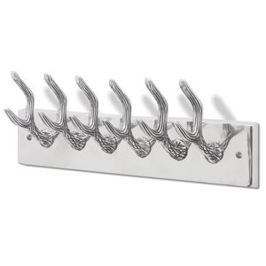 vidaXL Cintre/portemanteau en aluminium Argent