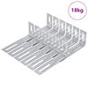 vidaXL Support anti-basculement 1268 Argent&eacute; 74,5 x 15 x 32 mm Fer