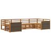 vidaXL Ensemble de canap&eacute;s d'ext&eacute;rieur 6 pcs Naturel