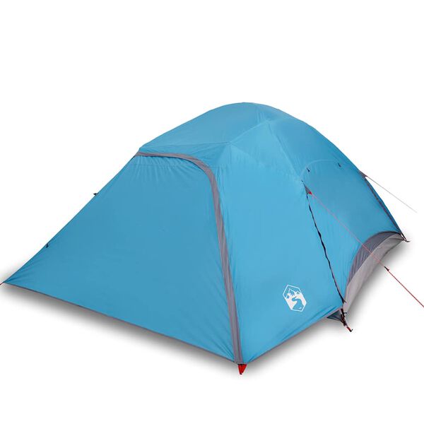 vidaXL Tente familiale à dôme 6 personnes bleu imperméable