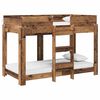 vidaXL Lit Superpos&eacute; pour Enfants Bois ancien 80 x 160 cm