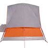 vidaXL Tente de camping &agrave; d&ocirc;me 4 personnes orange imperm&eacute;able
