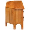 vidaXL Meuble TV Naturel 100 x 40,5 x 46 cm Bois de Mahogany Massif