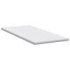 vidaXL Surmatelas Blanc 100 x 200 cm Tissu Jacquard