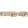 vidaXL Ensemble de canap&eacute;s d'ext&eacute;rieur 8 pcs Naturel et Beige