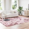 vidaXL Tapis Shaggy à poils longs NAVARRA rose poudré 200x290 cm