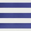 vidaXL Auvent r&eacute;tractable bleu et blanc 3x2,5 m tissu et aluminium