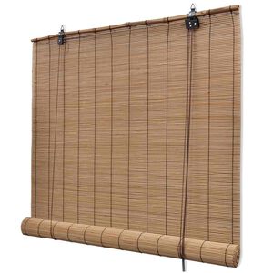vidaXL Store roulant en bambou 150x160 cm Marron