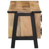 vidaXL Meuble TV 110x35x40 cm bois massif de manguier