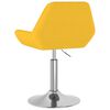 vidaXL Tabouret de bar Jaune moutarde Tissu