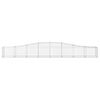 vidaXL Paniers &agrave; gabions arqu&eacute;s 25 pcs 400x50x40/60 cm Fer galvanis&eacute;