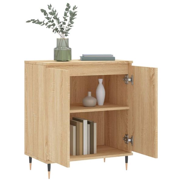 vidaXL Buffet Chêne sonoma 60x35x70 cm Bois d'ingénierie