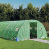 vidaXL Serre avec cadre en acier vert 48 m² 12x4x2 m