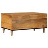 vidaXL Table basse Naturel 80 x 54 x 40 cm Bois de mangue massif