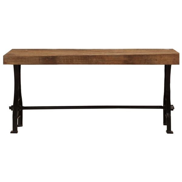 vidaXL Table basse Bois de r&eacute;cup&eacute;ration massif 100x60x40 cm