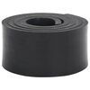 vidaXL Bordure en caoutchouc de chasse-neige noir 200x8x1 cm