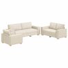 vidaXL Ensemble de Canap&eacute;s 3 pcs Beige 220 x 80 x 84 cm