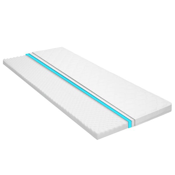 vidaXL Sur-matelas 100 x 200 cm Mousse froide Profil d'&oelig;uf 6 cm