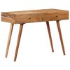 vidaXL Bureau 100x51x76 cm Bois d'acacia solide