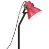 vidaXL Lampe de bureau 25 W rouge d&eacute;lav&eacute; 17x17x60 cm E27