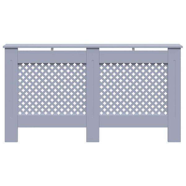 vidaXL Cache-radiateur anthracite 152x19x81,5 cm MDF