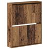 vidaXL Cabinet &agrave; chaussures mural ARNHEM 71 x 17 x 86 cm Bois ancien