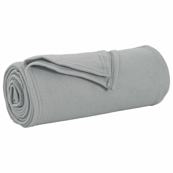 vidaXL Couvertures &agrave; jeter 6 pcs Gris 270 x 240 cm Toison