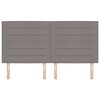 vidaXL T&ecirc;te de lit Taupe 180 cm tissu