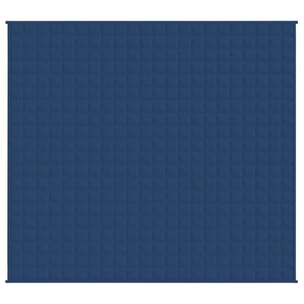 vidaXL Couverture lest&eacute;e Bleu 220x240 cm 15 kg Tissu