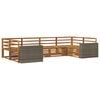 vidaXL Ensemble de canap&eacute;s d'ext&eacute;rieur 6 pcs Naturel