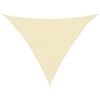 vidaXL Voile d'ombrage 160 g/m&sup2; Cr&egrave;me 2,5x2,5x3,5 m PEHD