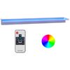 vidaXL D&eacute;versoir pour cascade avec LED RVB Inox 108 cm