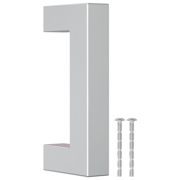 vidaXL Poign&eacute;es d'armoire 20 pcs argent&eacute; 64 mm acier inoxydable