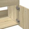 vidaXL Ensemble de meubles de salle de bain 2 pcs ch&ecirc;ne sonoma
