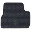 vidaXL Tapis de voiture 4 pcs Noir Adapt&eacute; pour C3 2017-2024 Caoutchouc