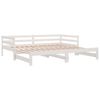 vidaXL Lit de jour et lit gigogne sans matelas 90x190 cm bois massif