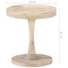 vidaXL Table d'appoint &Oslash;40x45 cm Bois de manguier massif