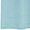vidaXL Rideaux en voile avec boucles 2 pcs turquoise 140x225 cm