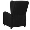 vidaXL Fauteuil de massage Noir Tissu