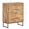 vidaXL Ensemble de buffet 2 pcs Bois de teck recycl&eacute;
