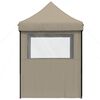vidaXL Tente de f&ecirc;te Taupe 200 x 200 x 306 cm Tissu Oxford