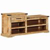 vidaXL banc Marron 110 x 35 x 50 cm Bois de mangue massif