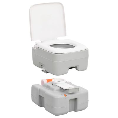 vidaXL Ensemble de toilette et support de lavage des mains de camping