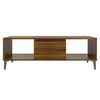 vidaXL Table basse Ch&ecirc;ne marron 103,5x60x35 cm Bois d'ing&eacute;nierie