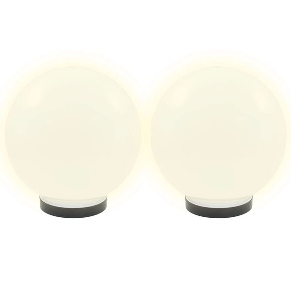 vidaXL Lampes à LED sous forme de boule 4 pcs Sphérique 25 cm PMMA