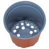 vidaXL Pot &agrave; fleurs 200 pcs C&eacute;ramique &Oslash; 15 x 13 cm Plastique