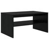 vidaXL Table basse Ch&ecirc;ne noir 80 x 50 x 40 cm Bois d'ing&eacute;nierie